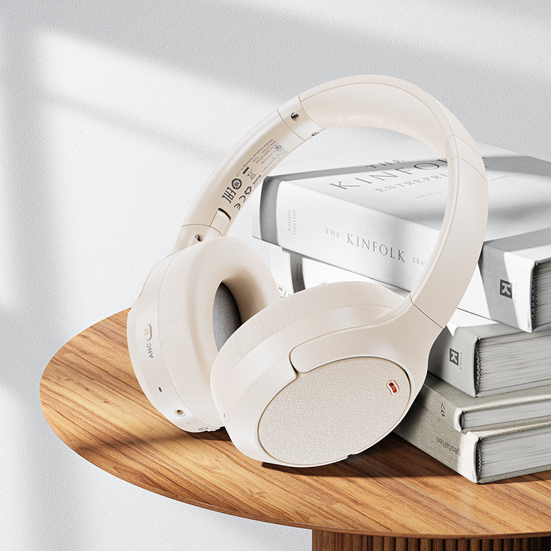 AceFast | 17949 | H6 | Active Noise Reduction Wireless Headset | White AceFast | 17949 | H6 | Active Noise Reduction Wireless Headset | White